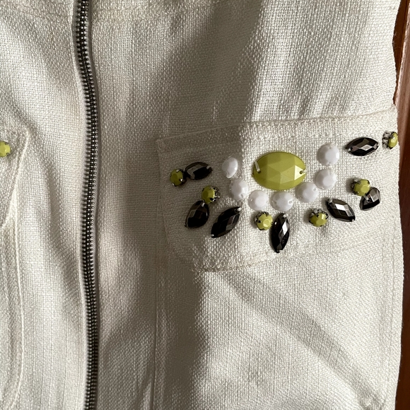 (khadi fabric) Front zip bodycon dress - Picture 5 of 9